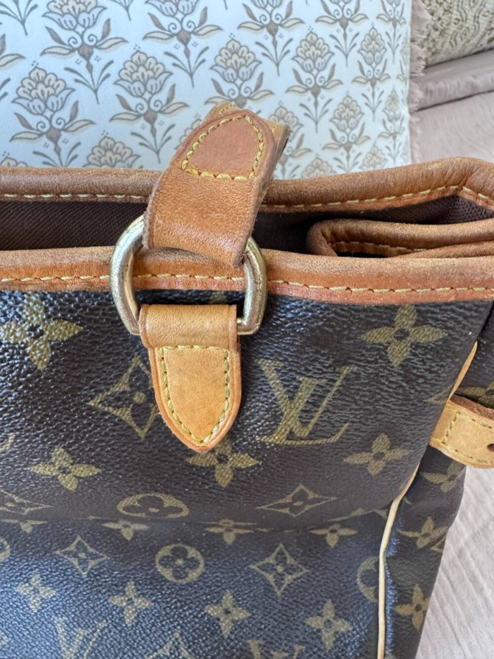 Rare Vintage Louis Vuitton Monogram Batignolles Tote Bag - Picture 2 of 16